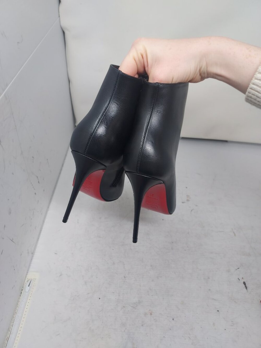 CHRISTIAN LOUBOUTIN Black So Kate Ankle Boot - Picture 10 of 12
